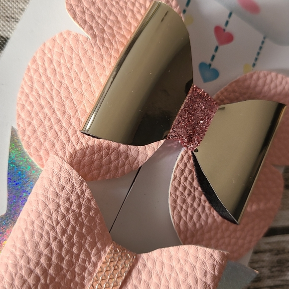 Hair bow butterfly pink - Picture 3 of 3